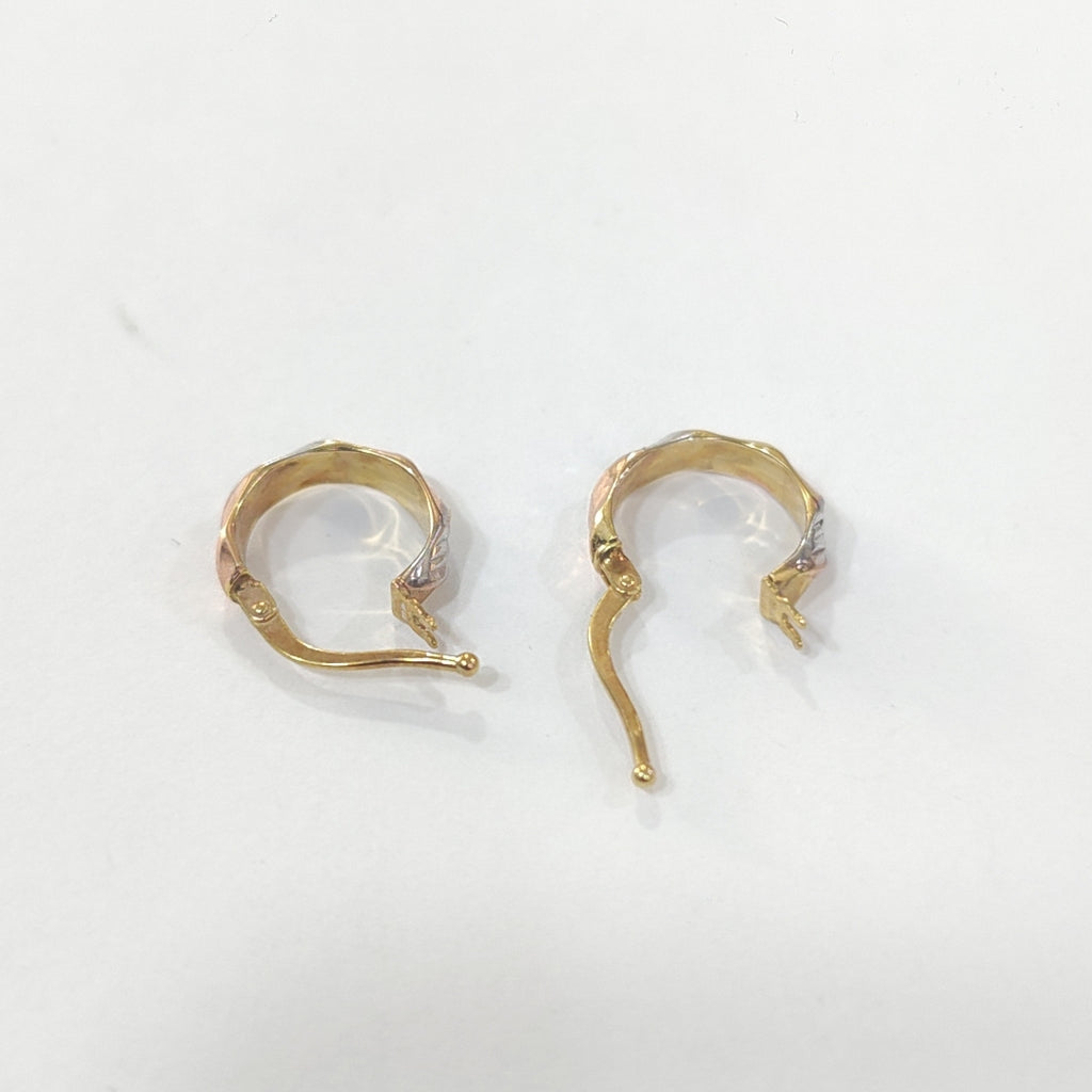 ARRACADAS PAR ORO 14 K 1.1 GRMS (SEMINUEVO)