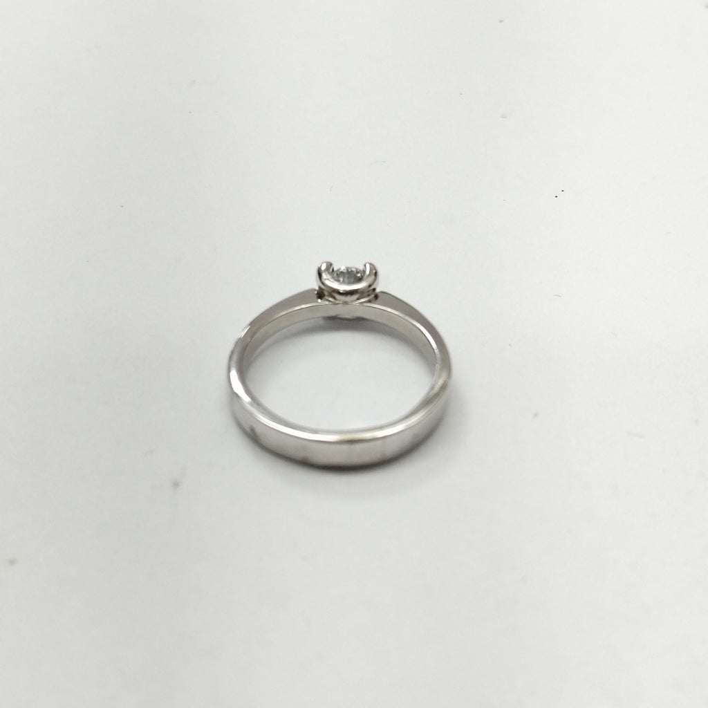 ANILLITO ORO, ORO BLANCO 14 K 4.6 GRMS (SEMINUEVO)