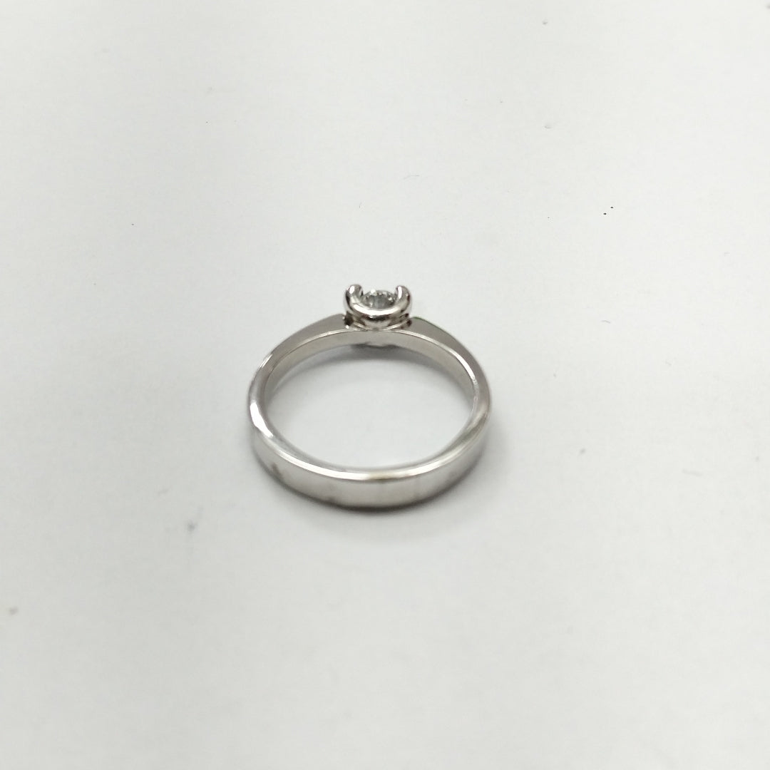 ANILLITO ORO, ORO BLANCO 14 K 4.6 GRMS (SEMINUEVO)