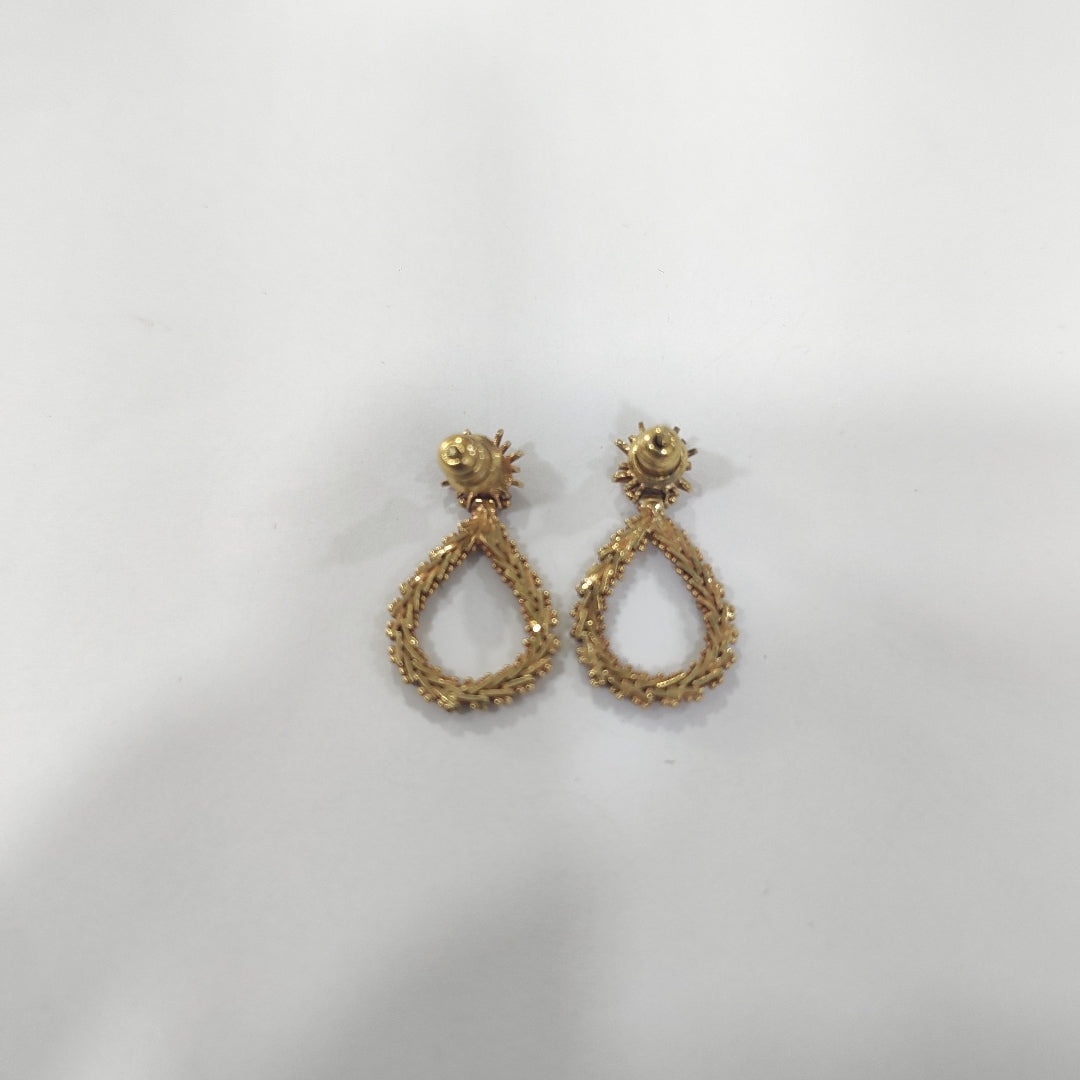 BROQUELES PAR ORO 14 K 3.6 GRMS (SEMINUEVO)
