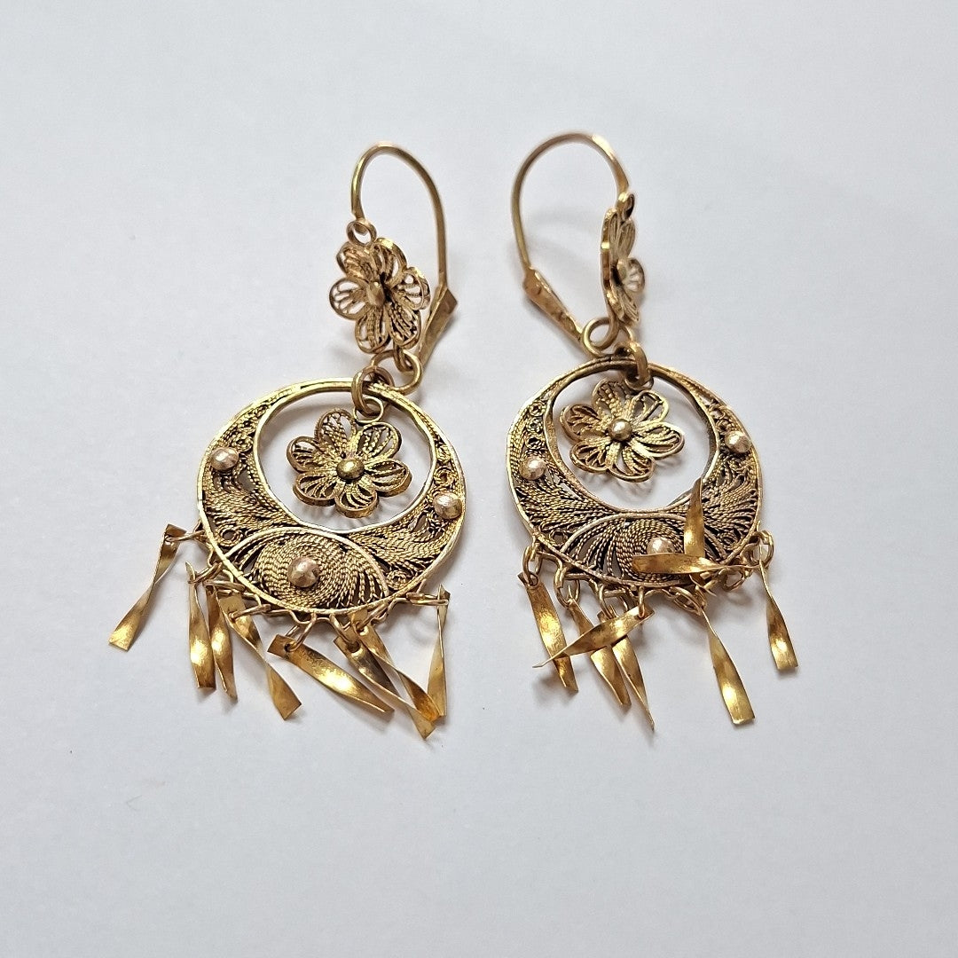 ARETES PAR ORO 8 K 7,80 GRMS (SEMINUEVO)