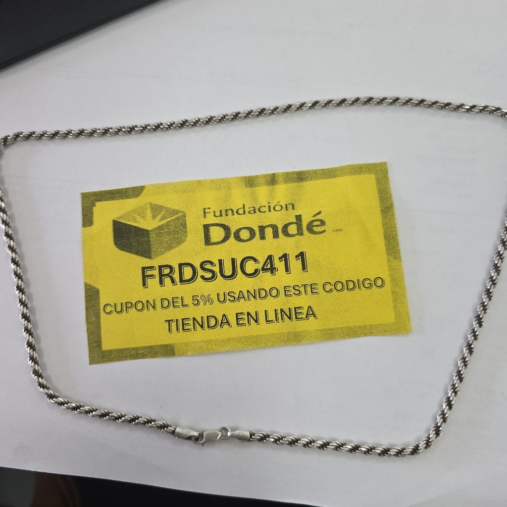 CADENA PLATA 30,00 GRMS (SEMINUEVO)