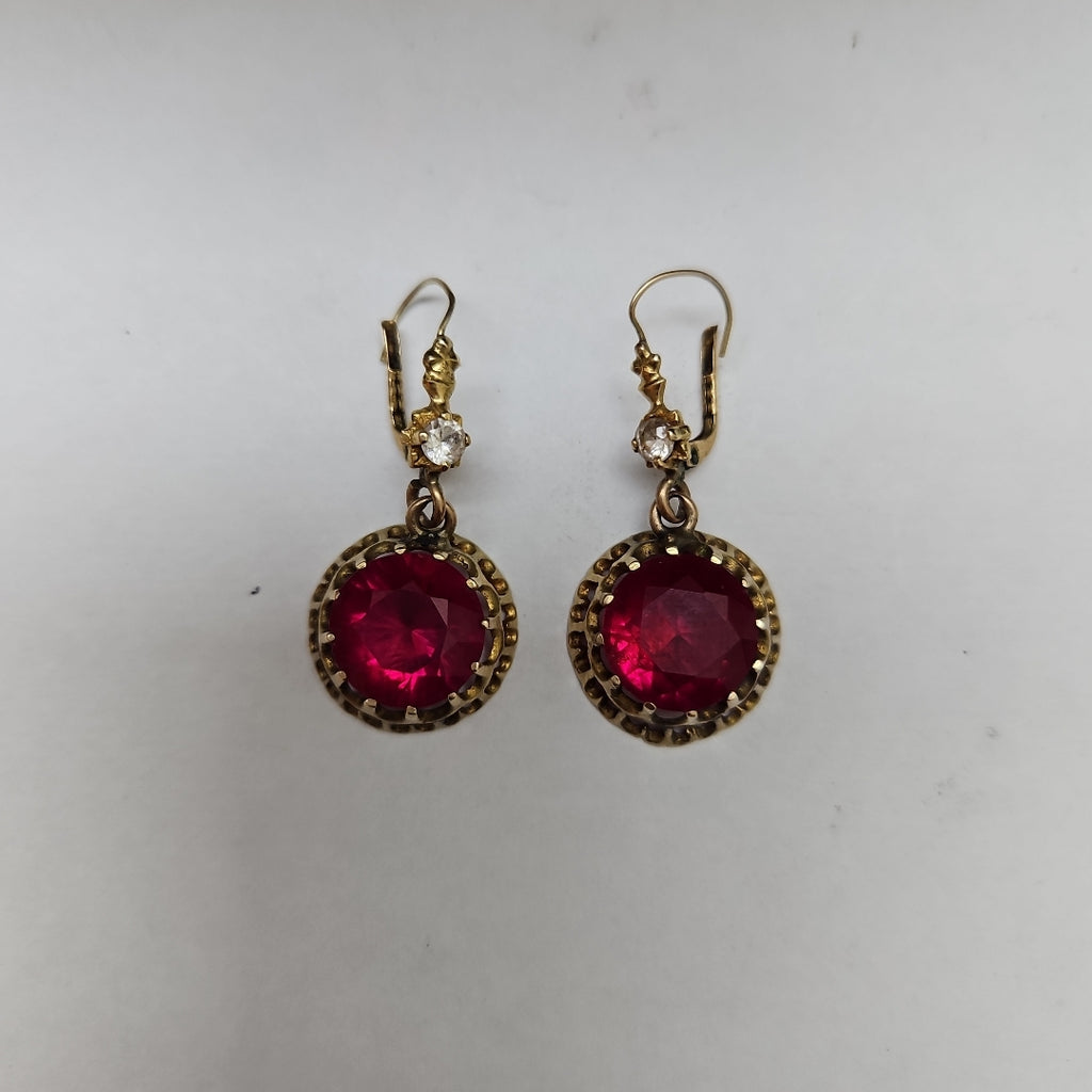 ARETES PAR ORO 8 K 6.4 GRMS (SEMINUEVO)