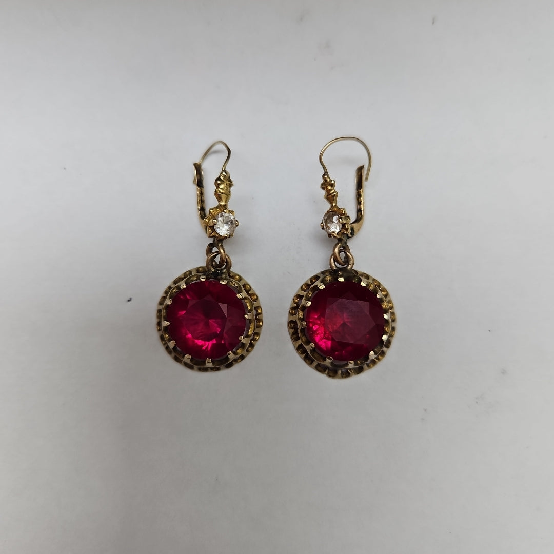 ARETES PAR ORO 8 K 6.4 GRMS (SEMINUEVO)