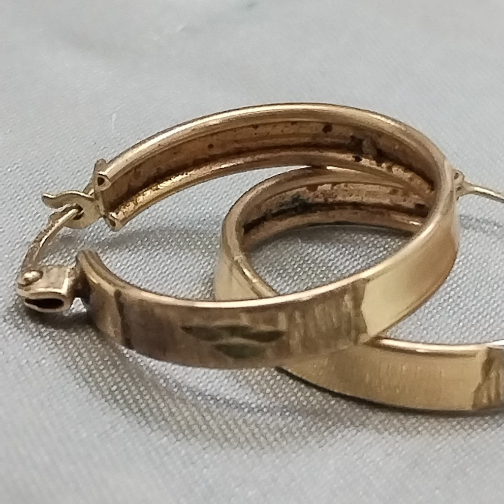 ARRACADAS PAR ORO 10 K 2 GRMS (SEMINUEVO)
