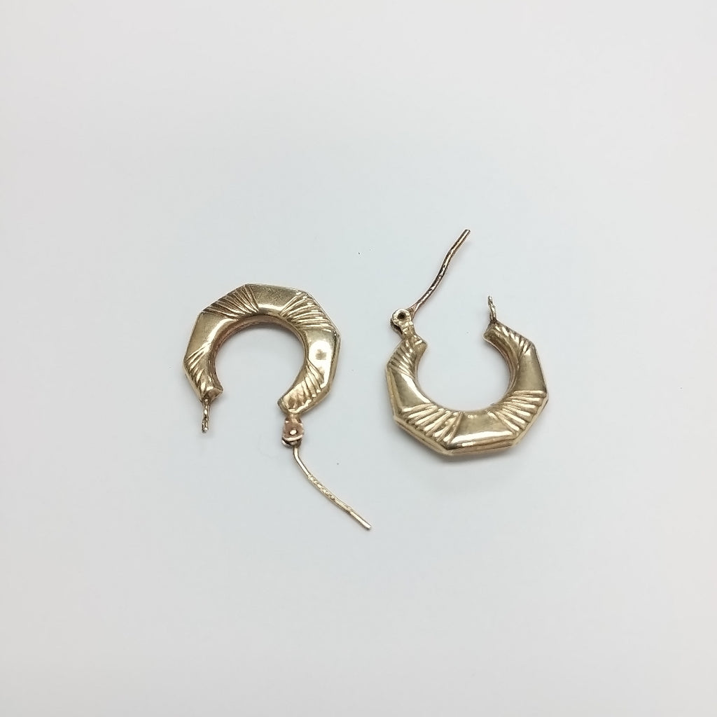 ARRACADAS PAR ORO 14 K 1.2 GRMS (SEMINUEVO)