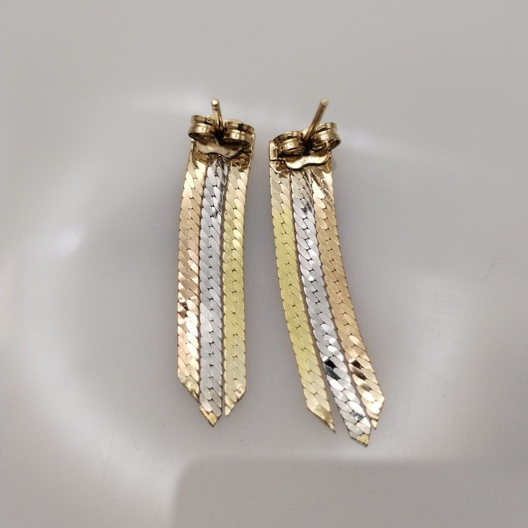 ARRACADAS PAR ORO 10 K 1,70 GRMS (SEMINUEVO)