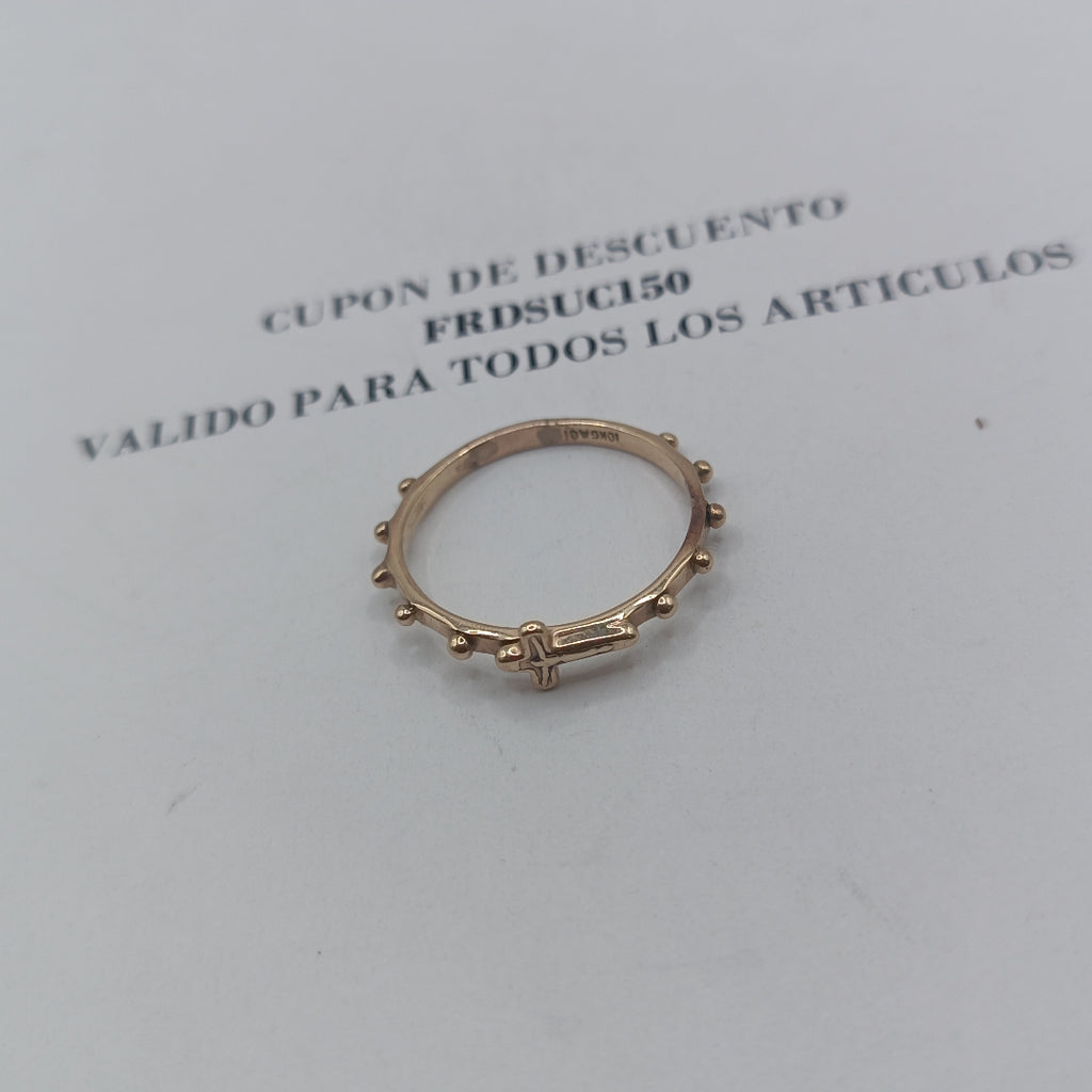 ANILLO ORO 10 K 2.1 GRMS (SEMINUEVO)