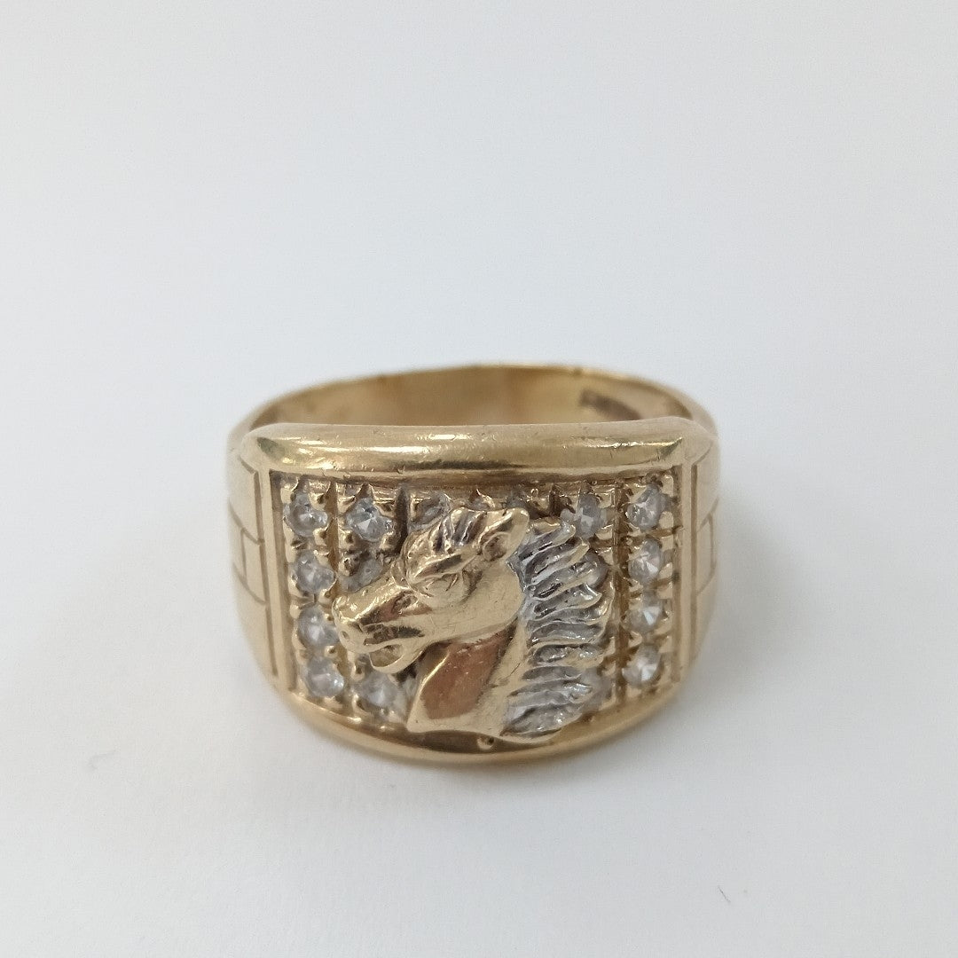 ANILLO ORO 10 K 8 GRMS (SEMINUEVO)