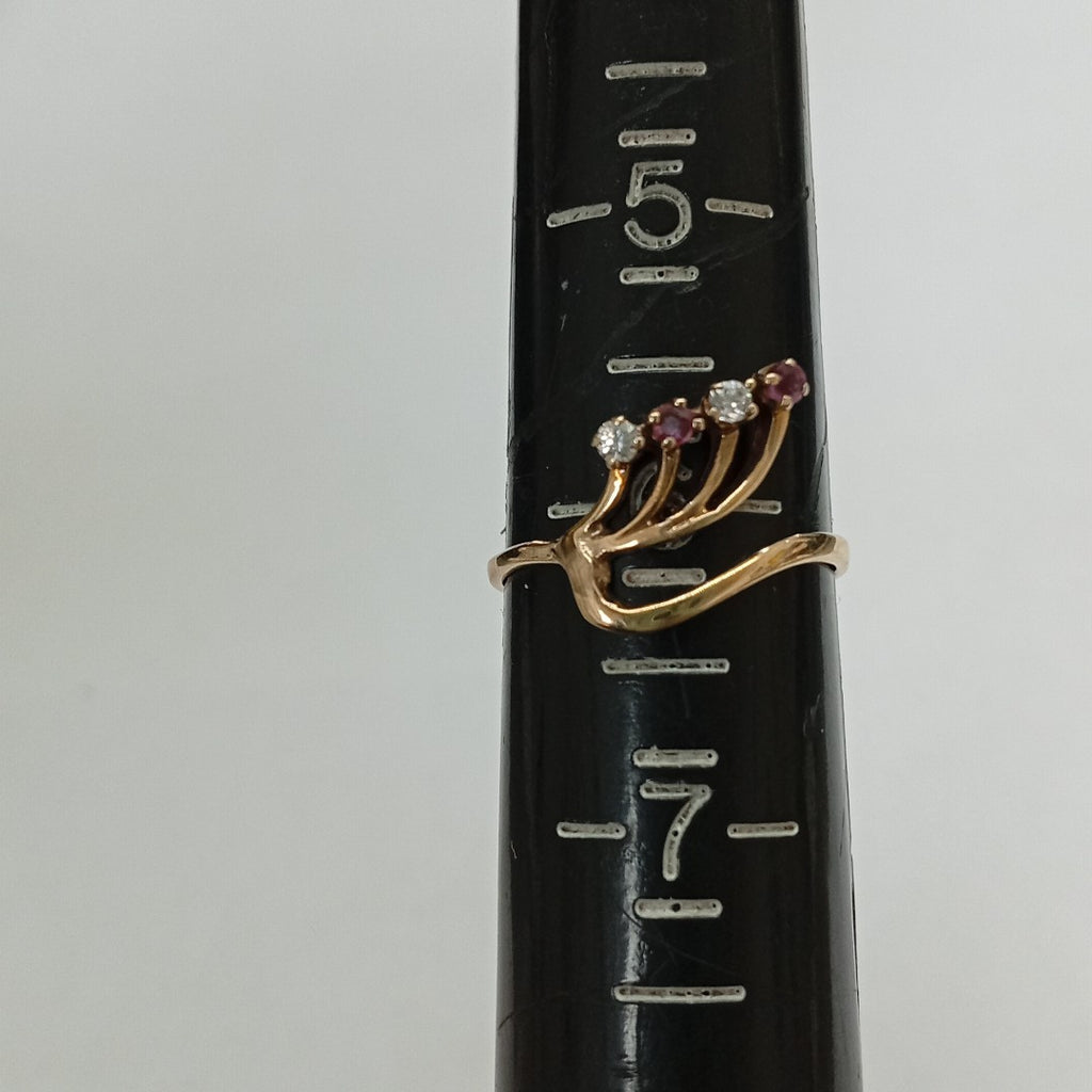 ANILLITO ORO COMBINADO 14 K 1,50 GRMS (SEMINUEVO)