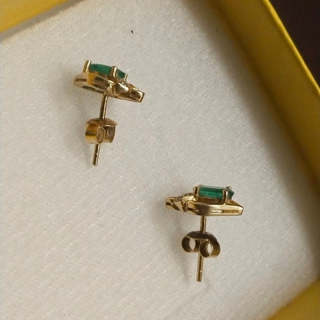 BROQUELES PAR ORO 14 K 1.8 GRMS (SEMINUEVO)