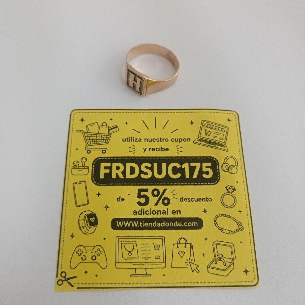 ANILLO ORO 10 K 6 GRMS (SEMINUEVO)