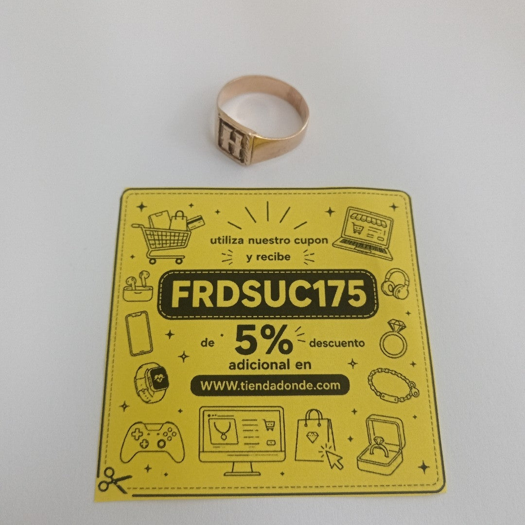 ANILLO ORO 10 K 6 GRMS (SEMINUEVO)