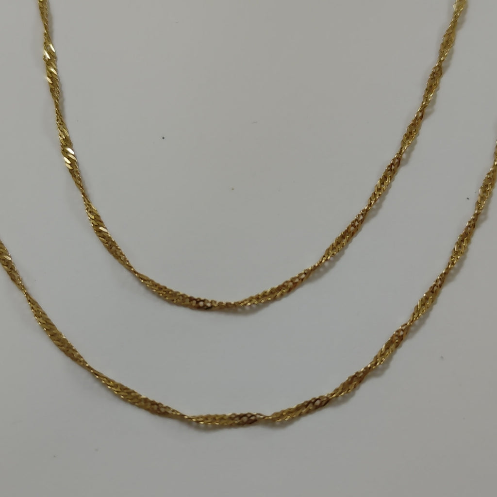 CADENA ORO 14 K 2.3 GRMS (SEMINUEVO)