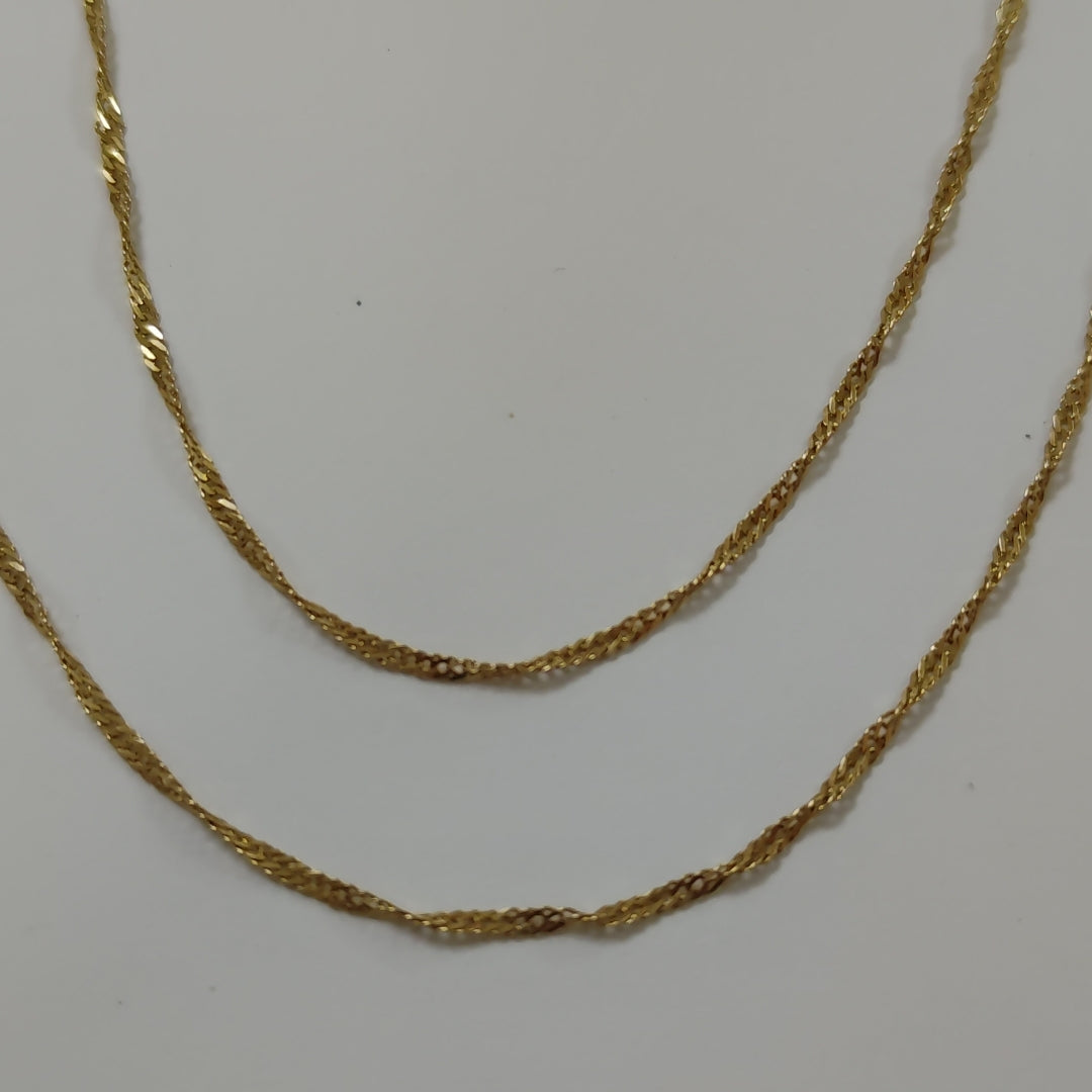 CADENA ORO 14 K 2.3 GRMS (SEMINUEVO)