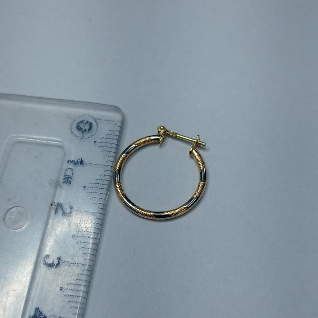 ARRACADAS PAR ORO COMBINADO 10 K 1.5 GRMS (SEMINUEVO)