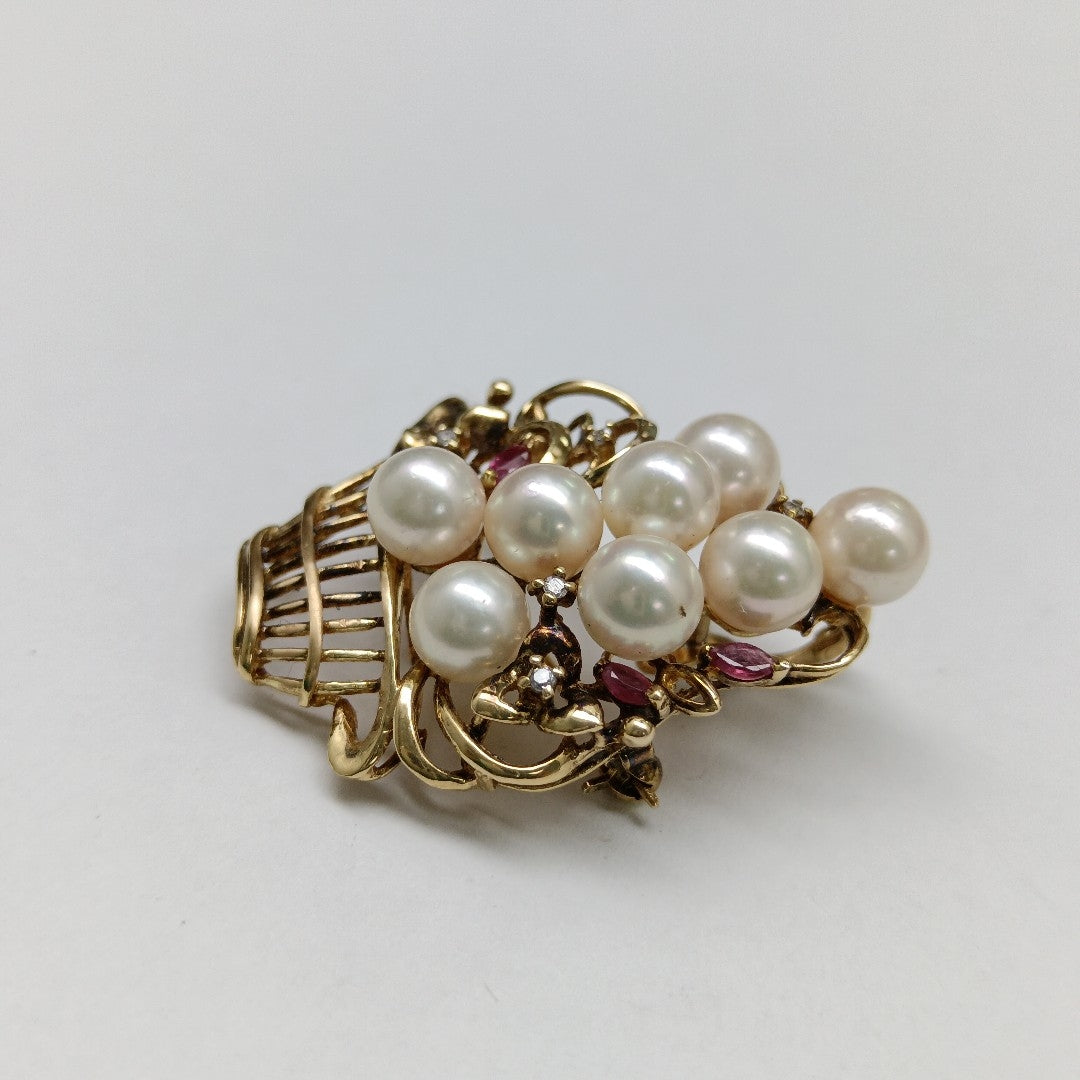 BROCHE ORO 14 K 11,70 GRMS (SEMINUEVO)