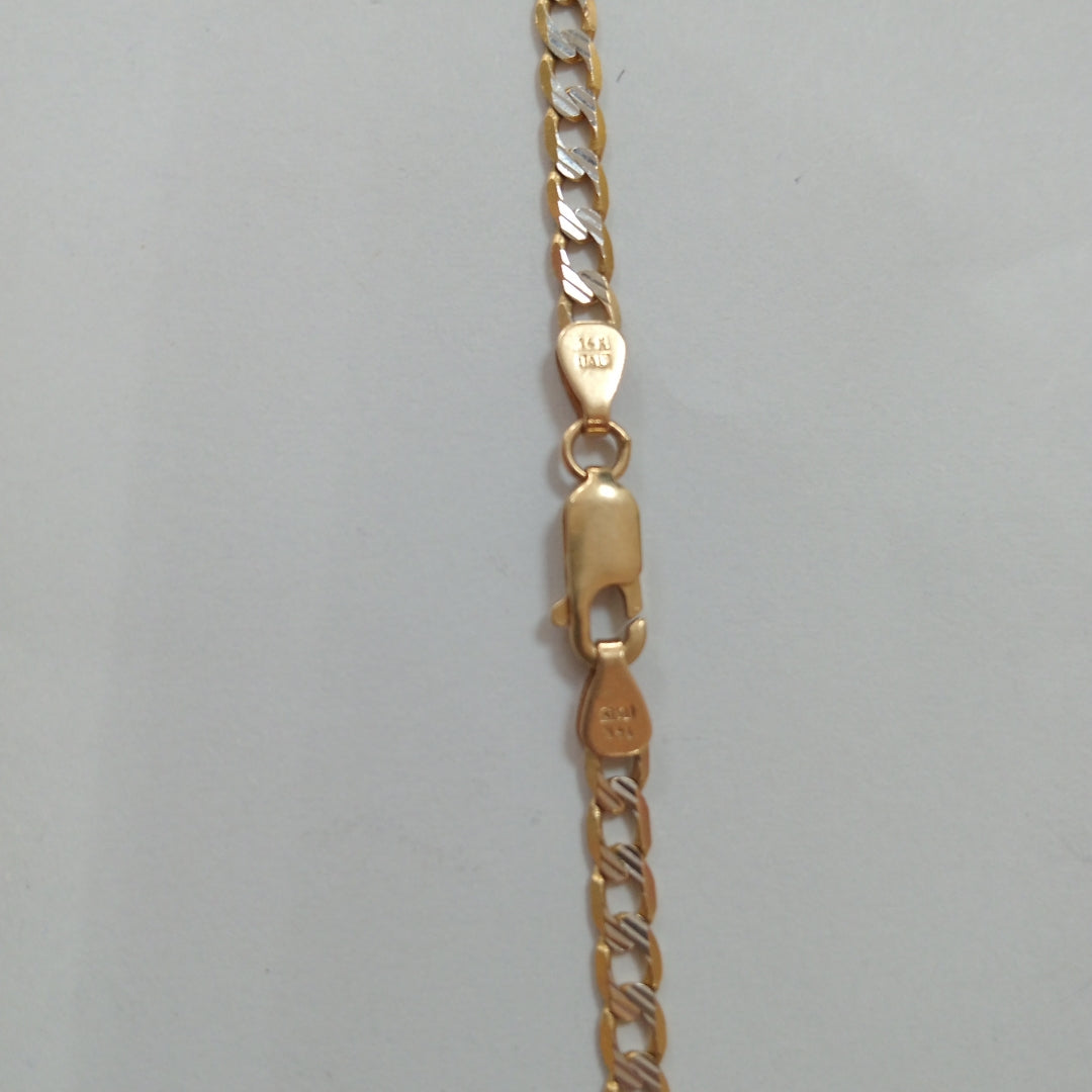 CADENA ORO,RODIADO 14 K 11,50 GRMS (SEMINUEVO)