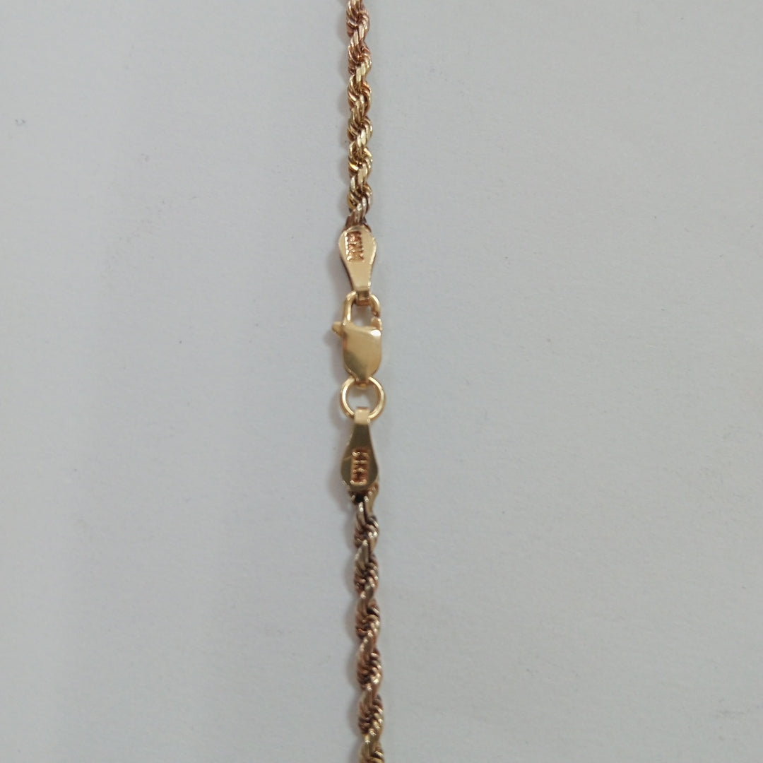 CADENA ORO COMBINADO 14 K 11.2 GRMS (SEMINUEVO)