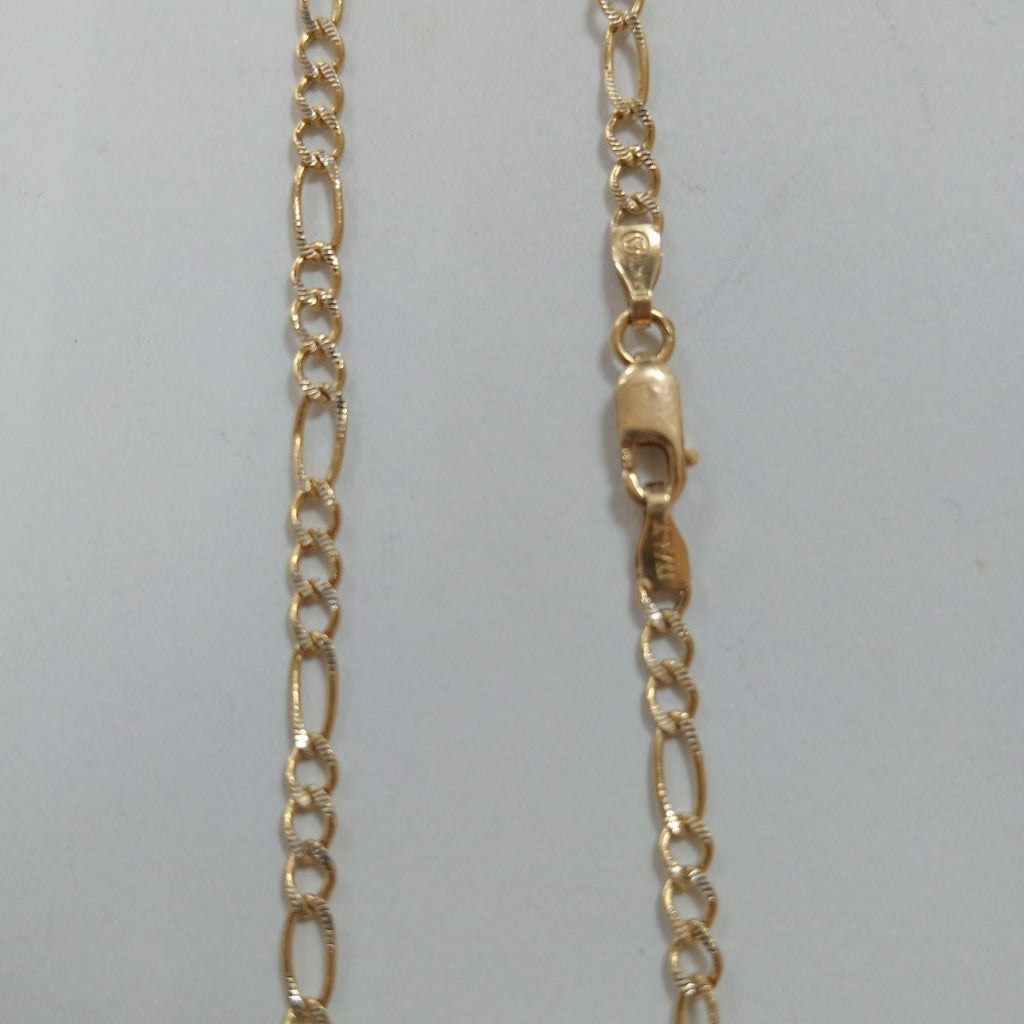 CADENA ORO, RODIADO 14 K 4.5 GRMS (SEMINUEVO)