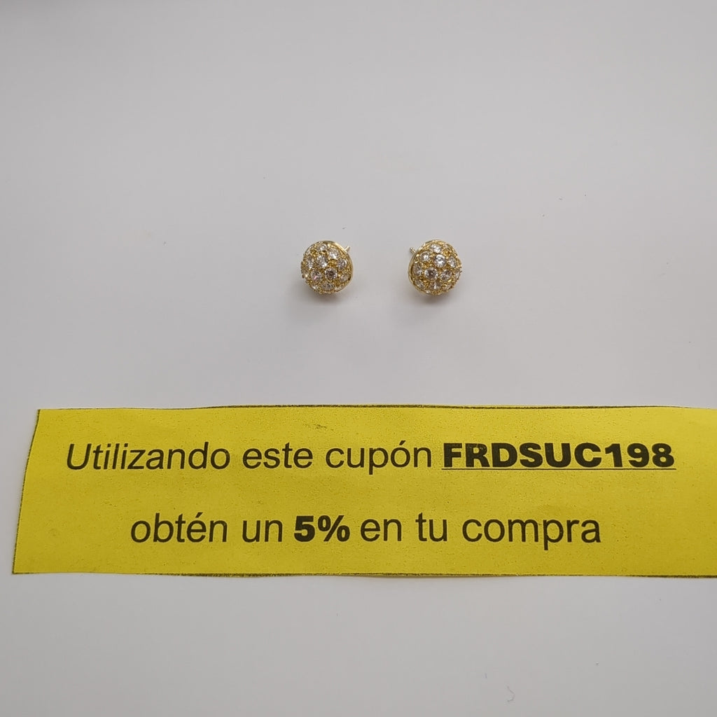 ARETES PAR ORO 14 K 2,90 GRMS (SEMINUEVO)