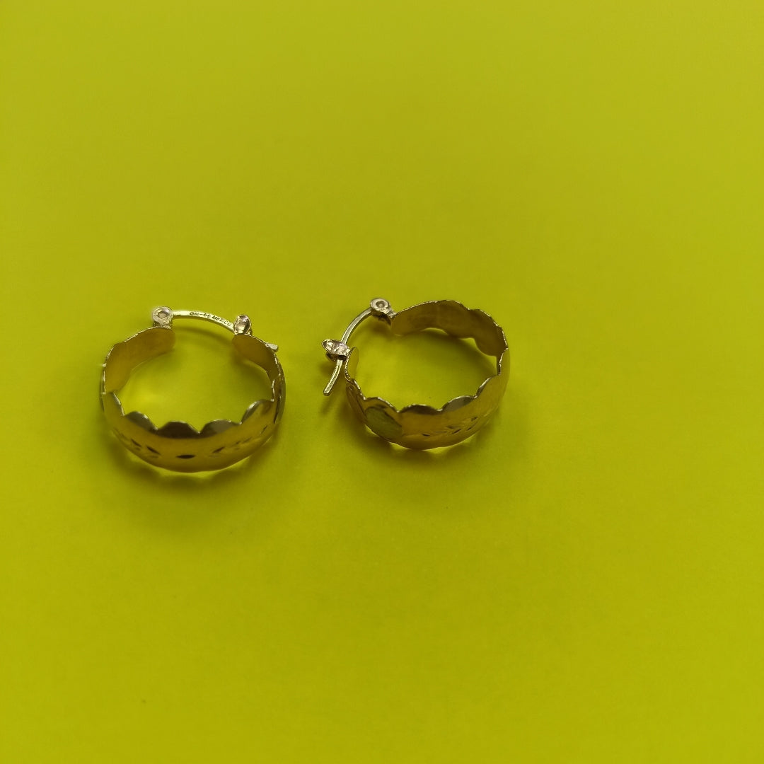 ARRACADAS PAR ORO COMBINADO 8 K 2,70 GRMS (SEMINUEVO)