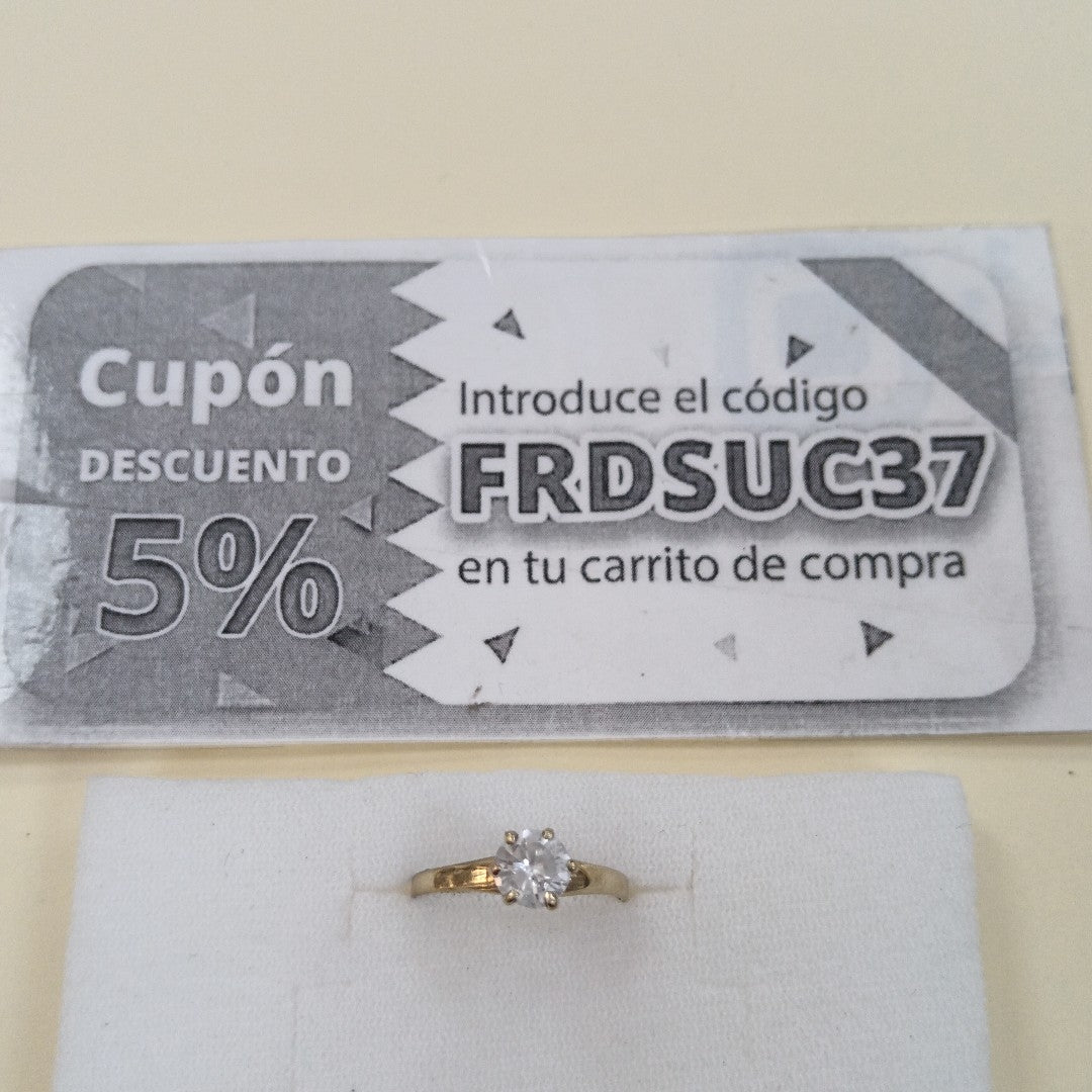 ANILLITO ORO 10 K 1.3 GRMS (SEMINUEVO)