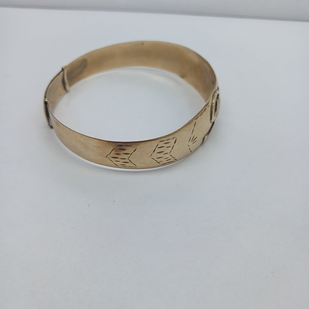 PULSERA RIGIDA ORO 14 K 14,80 GRMS (SEMINUEVO)