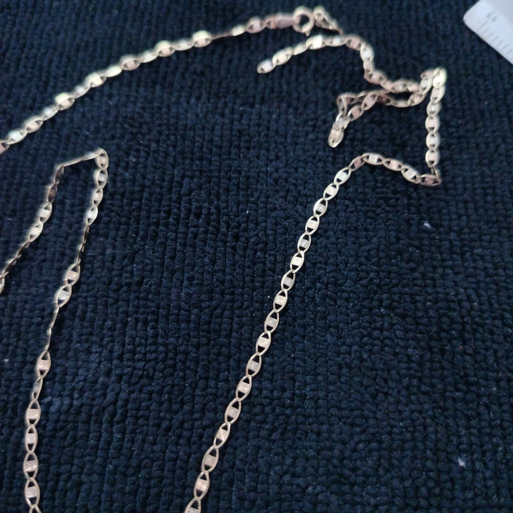 CADENA, MEDALLA RELIGIOSA ORO COMBINADO 10 K 3.4 GRMS (SEMINUEVO)