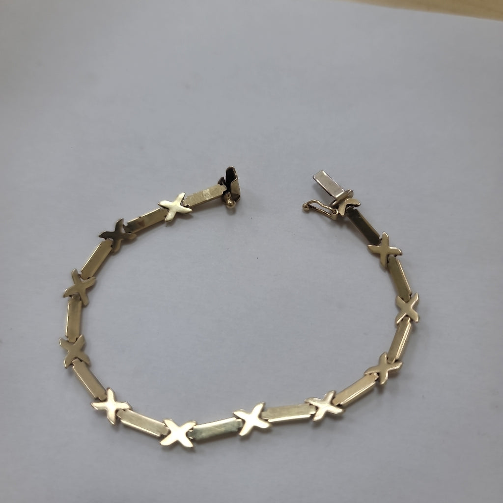 PULSERA ORO, ORO COMBINADO 14 K 5.5 GRMS (SEMINUEVO)