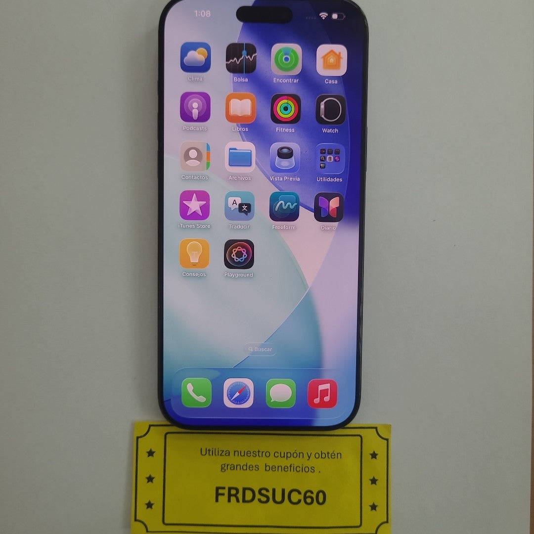CELULAR APPLE IPHONE 16 PRO MAX A3296 (2024) 512 GB 8 GB RAM (SEMINUEVO)