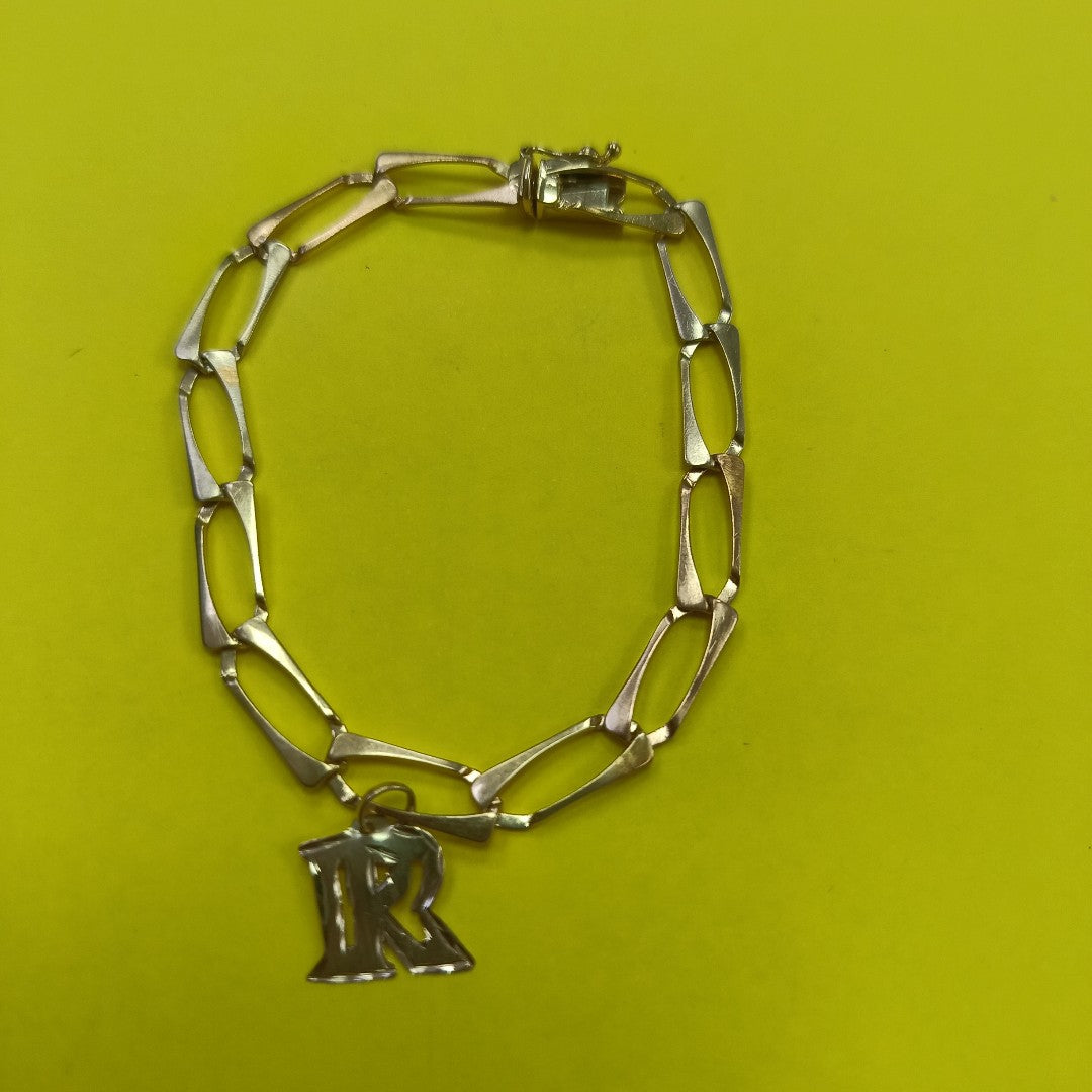 PULSERA ORO COMBINADO 10 K 6,00 GRMS (SEMINUEVO)
