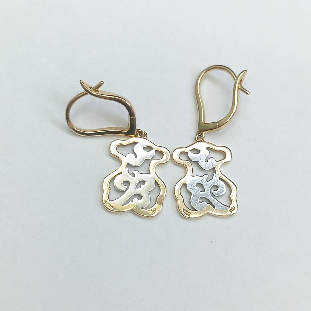 ARETES PAR ORO 16K 4,70 GRMS (SEMINUEVO)