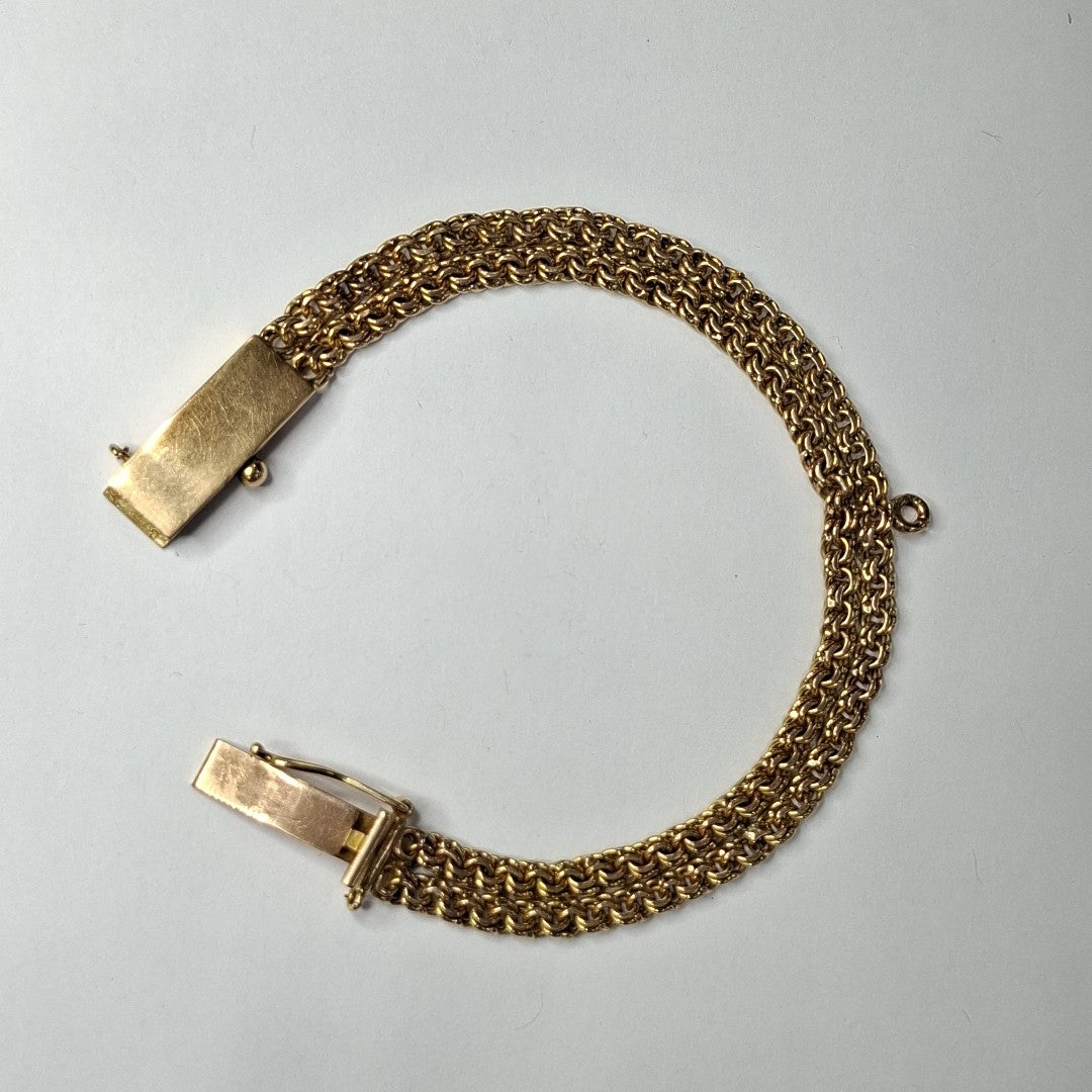 PULSERA ORO 10 K 21.8 GRMS (SEMINUEVO)