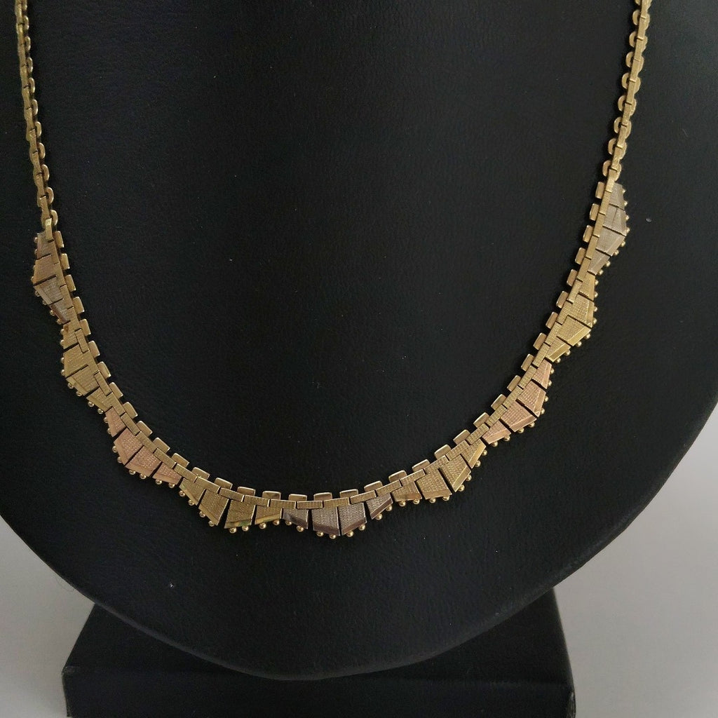 GARGANTILLA ORO, ORO COMBINADO 14 K 14.6 GRMS (SEMINUEVO)