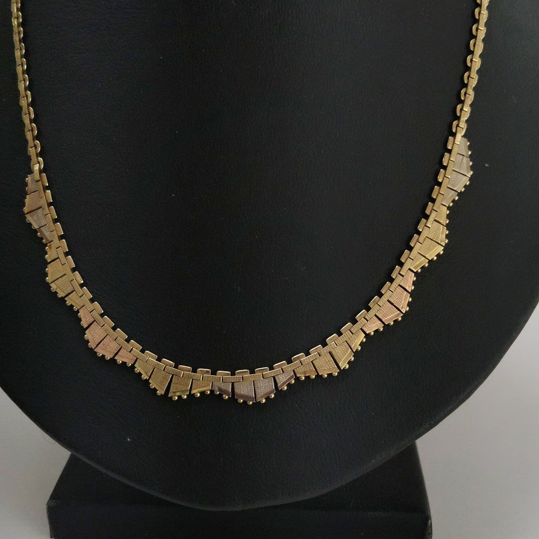 GARGANTILLA ORO, ORO COMBINADO 14 K 14.6 GRMS (SEMINUEVO)