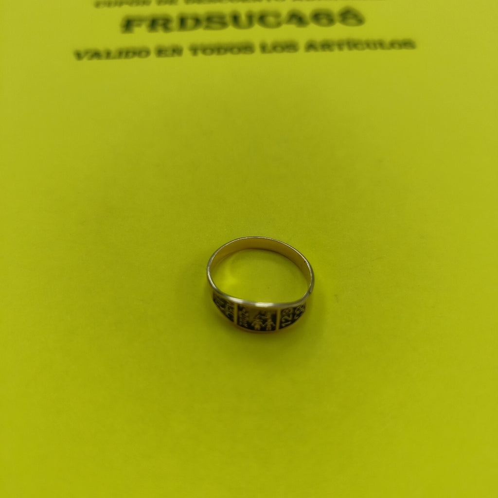 ANILLO DE GRADUACIÓN ORO 8 K 1,00 GRMS (SEMINUEVO)
