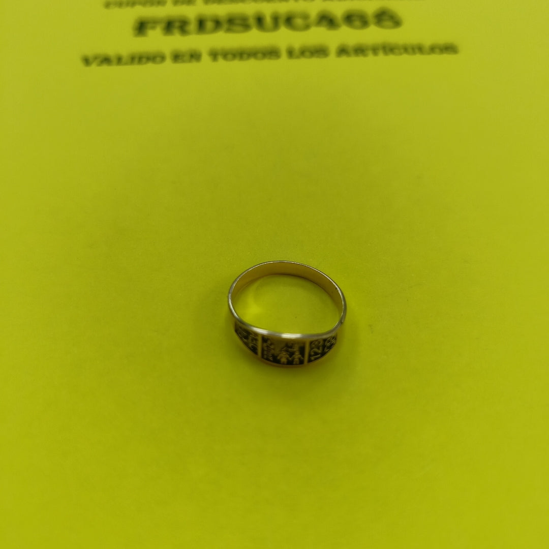 ANILLO DE GRADUACIÓN ORO 8 K 1,00 GRMS (SEMINUEVO)