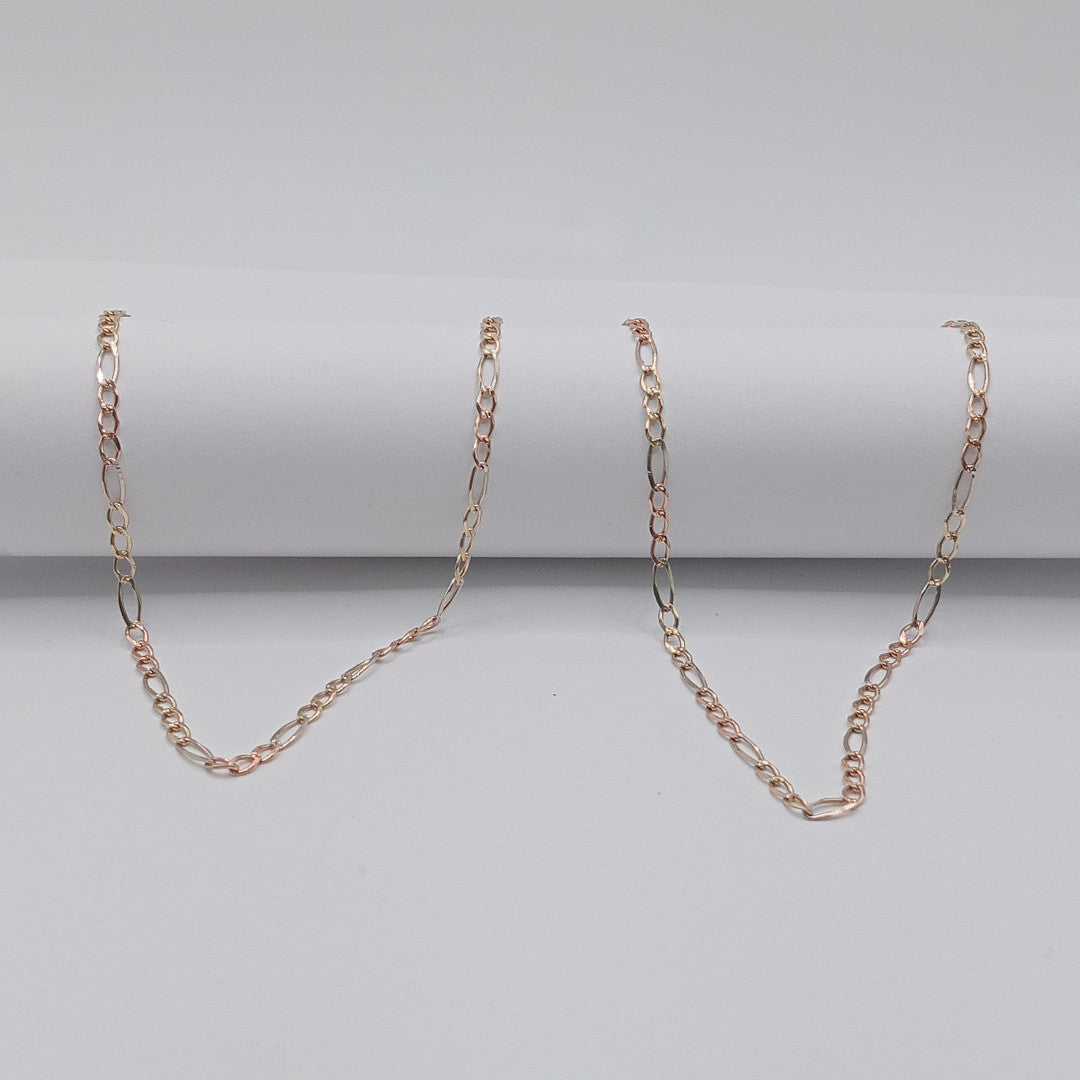 CADENA ORO COMBINADO 10 K 4,40 GRMS (SEMINUEVO)