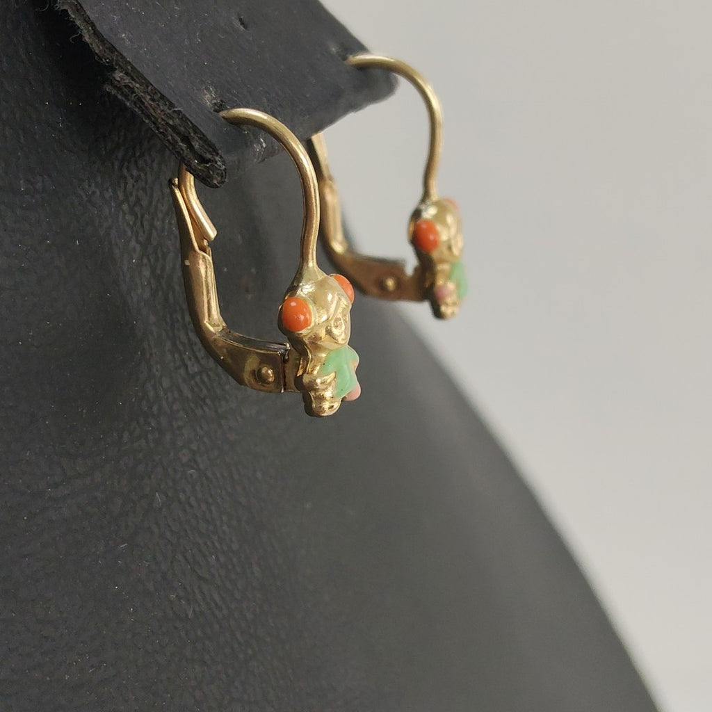 ARETES PAR ORO 14 K 1,60 GRMS (SEMINUEVO)