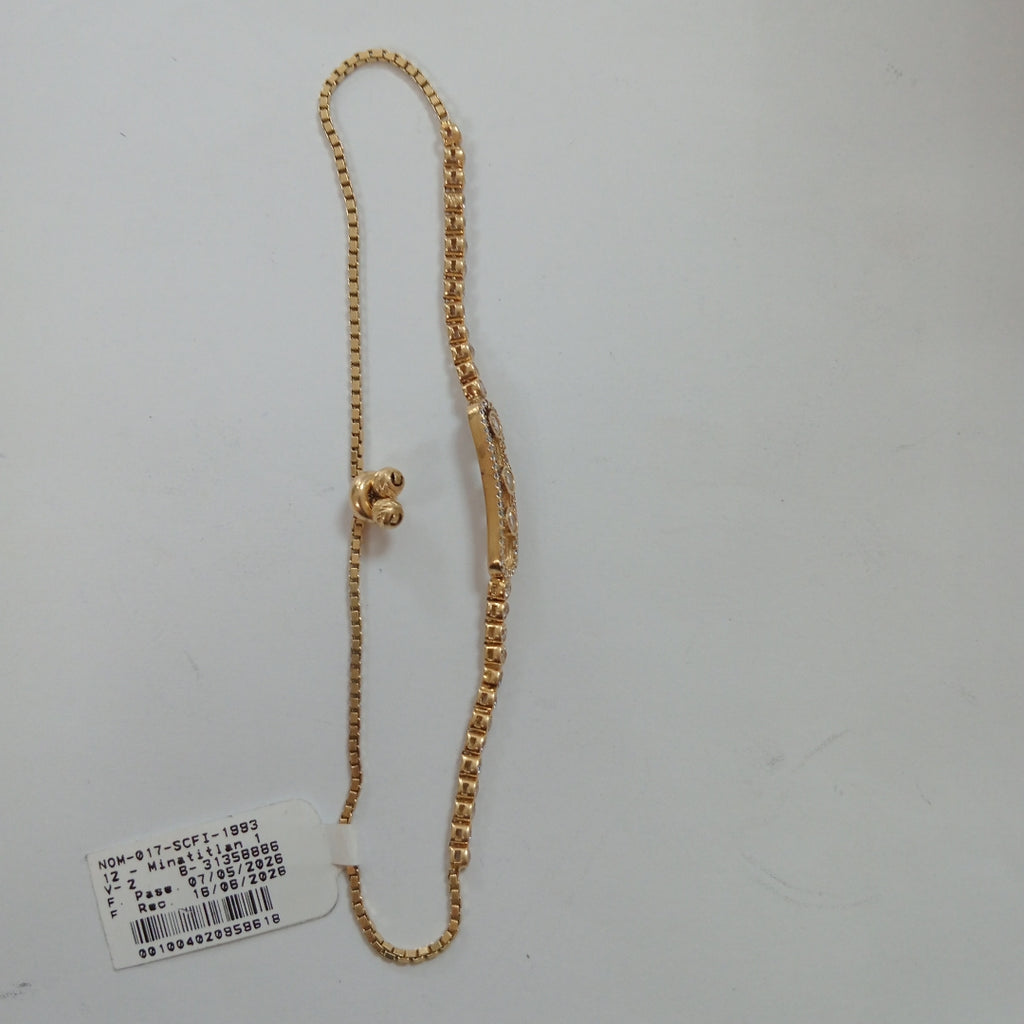 PULSERA ORO 14 K 7.4 GRMS (SEMINUEVO)