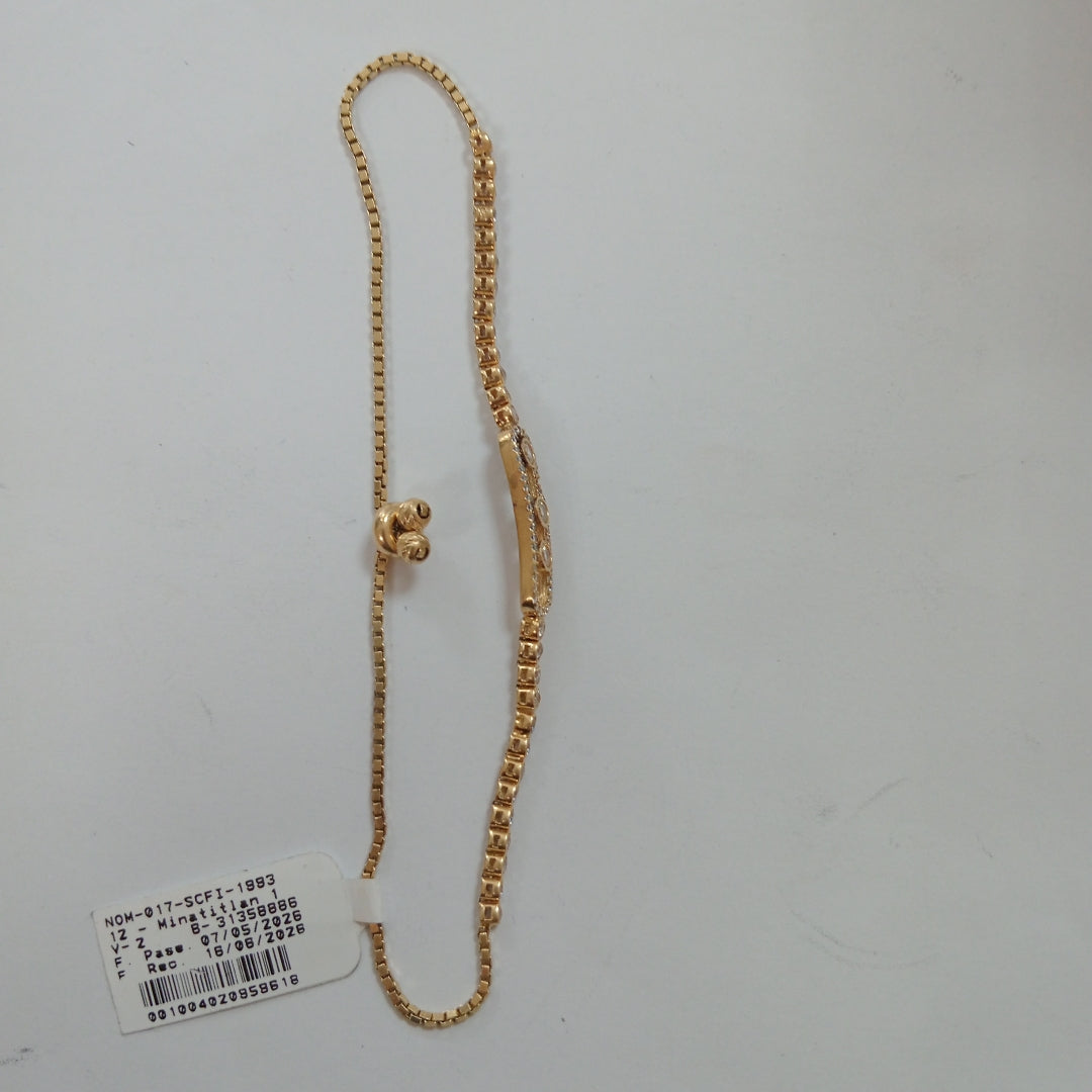 PULSERA ORO 14 K 7.4 GRMS (SEMINUEVO)