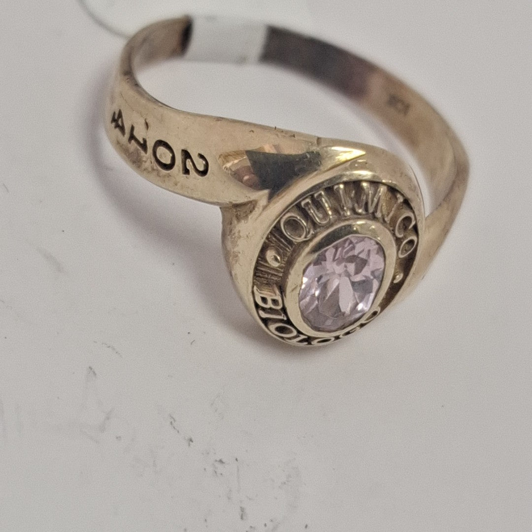 ANILLO DE GRADUACIÓN ORO 8 K 3.9 GRMS (SEMINUEVO)