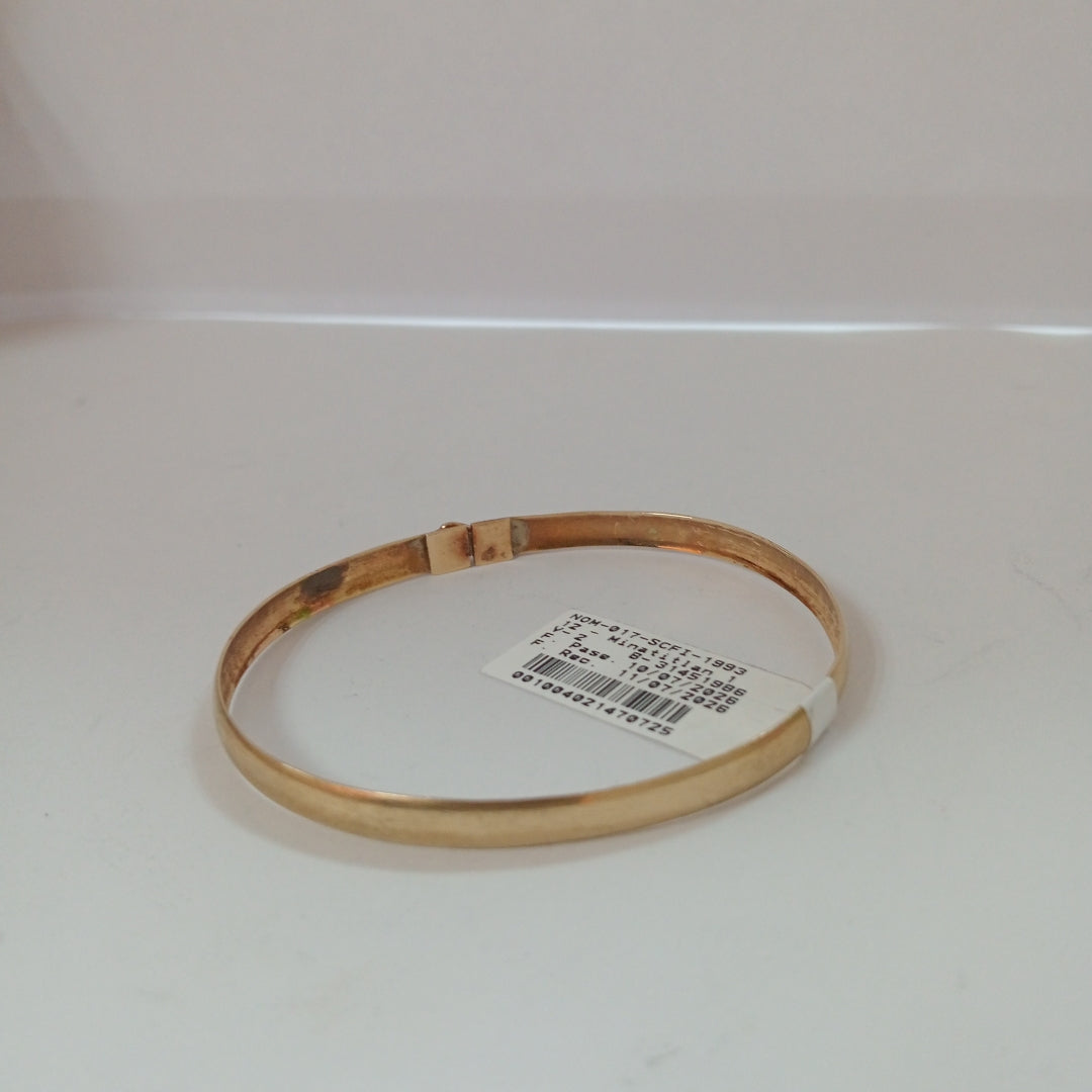 PULSERA RIGIDA ORO 14 K 5,30 GRMS (SEMINUEVO)
