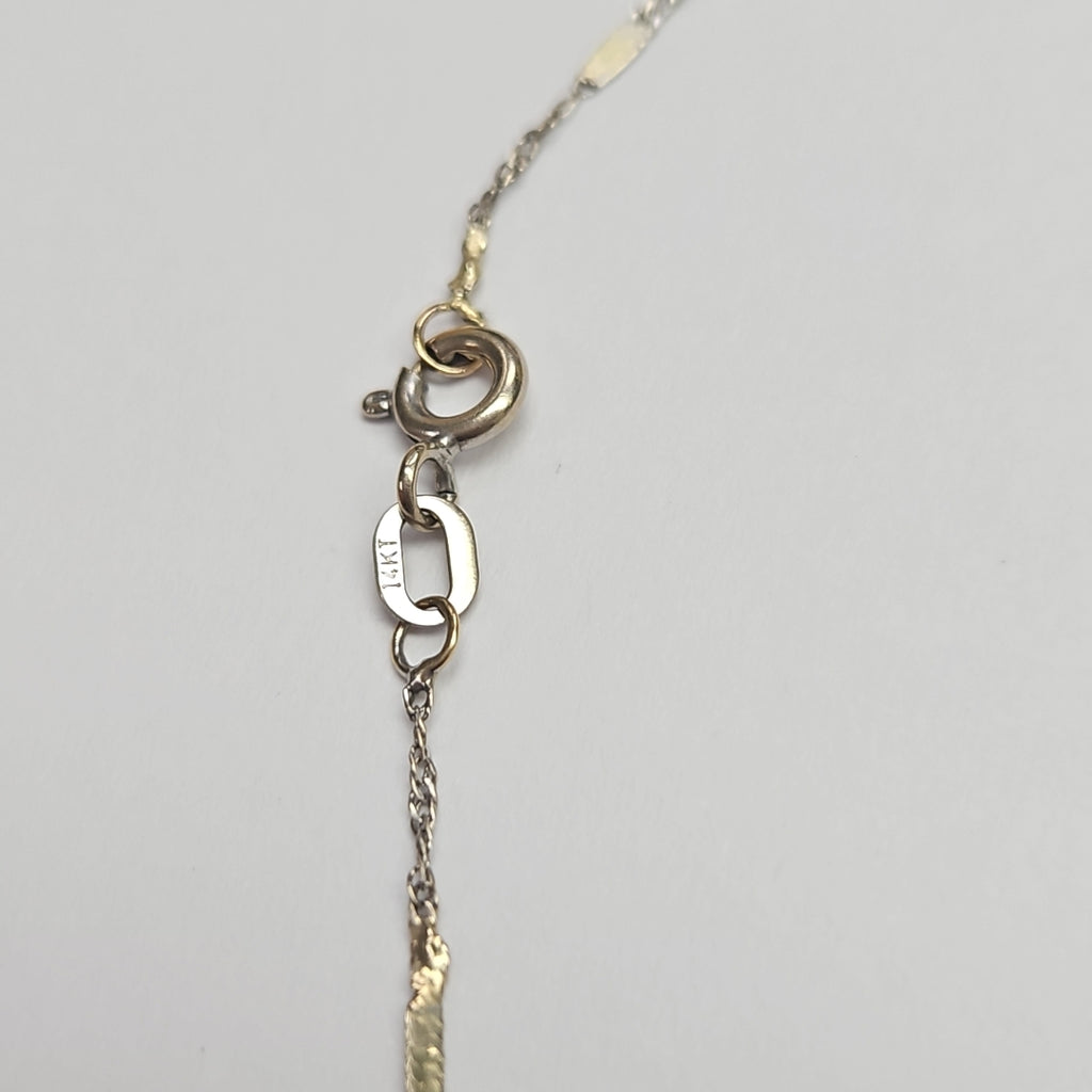 PULSERA ORO BLANCO 14 K 0,60 GRMS (SEMINUEVO)