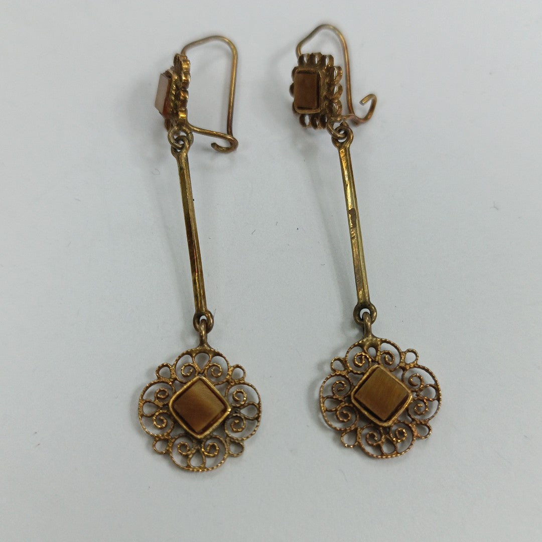 ARETES PAR ORO 10 K 3,90 GRMS (SEMINUEVO)