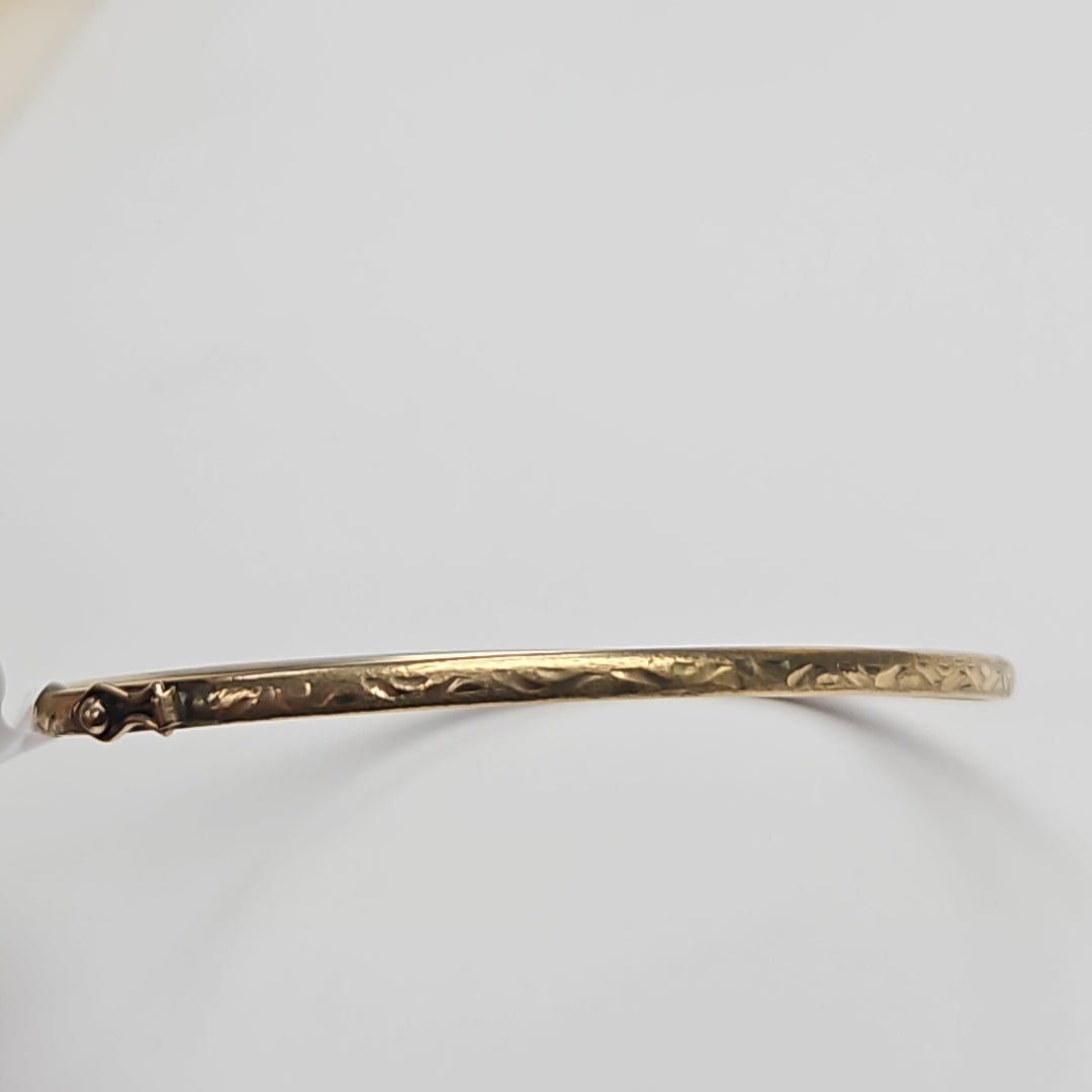 PULSERA RIGIDA ORO 10 K 4,90 GRMS (SEMINUEVO)