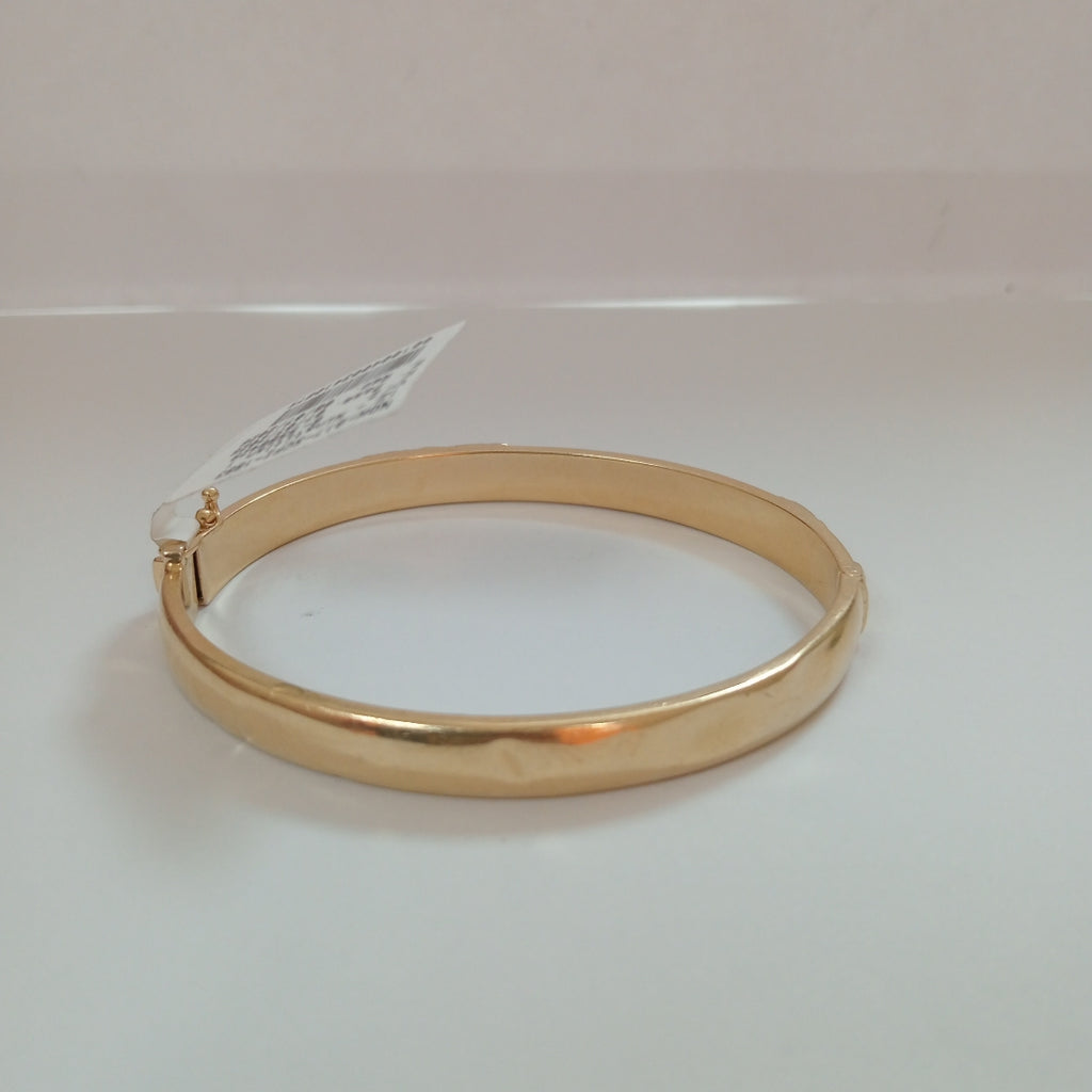 K1 10,20 GRMS 14K . PULSERA RIGIDA MATERIALES ORO MATERIALES GEMOLÓGICOS (SEMINUEVO)