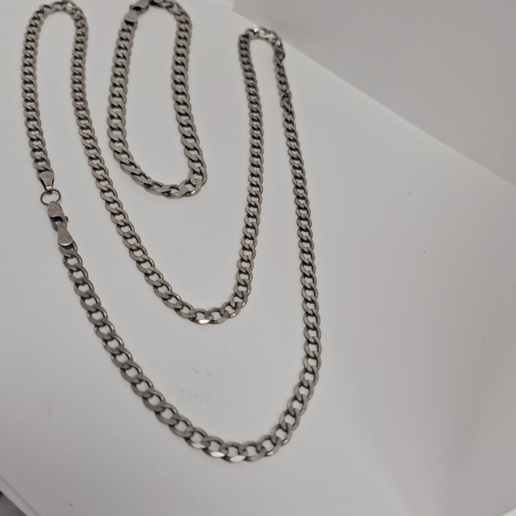 CADENA, PULSERA PLATA 29 GRMS (SEMINUEVO)