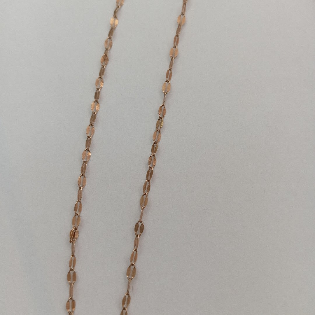 CADENA, MEDALLA RELIGIOSA ORO 10 K 1.4 GRMS (SEMINUEVO)